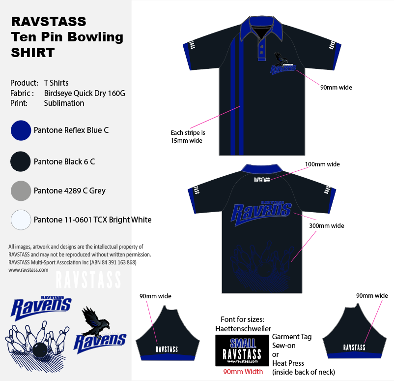 RAVSTASS Ten Pin Bowling Shirt
