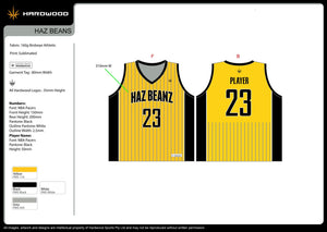 Haz Beans Basketball Jersey