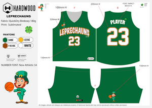 RAVSTASS Leprechauns Basketball Uniform Set