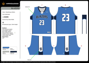 Custom Designed Basketball Uniform Set