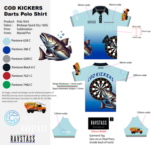 Cod Kickers Darts Polo Shirt