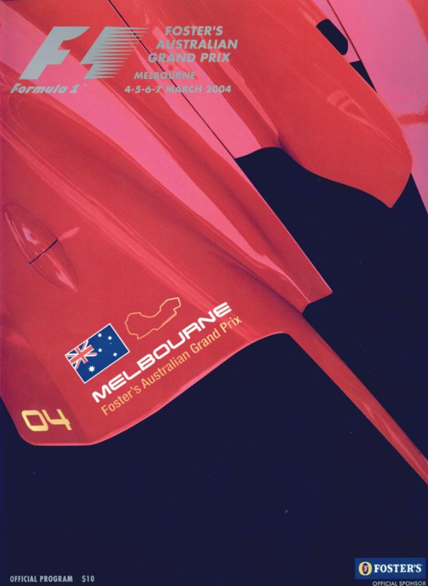F1 Official Program: Melbourne F1 (2004)