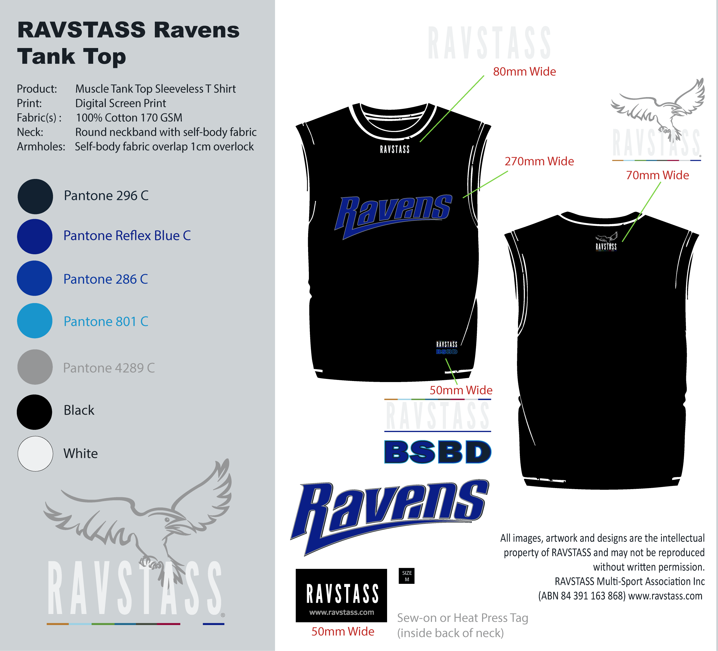 RAVSTASS Ravens Training Shirt (Sleeveless)