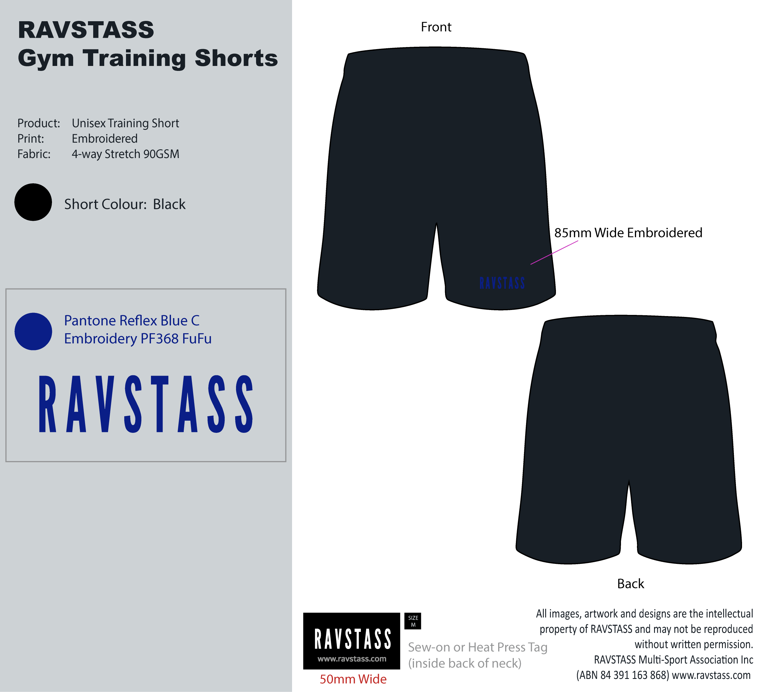 RAVSTASS Gym Training Shorts