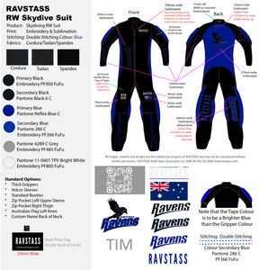 RAVSTASS Skydiving RW Competition Suit