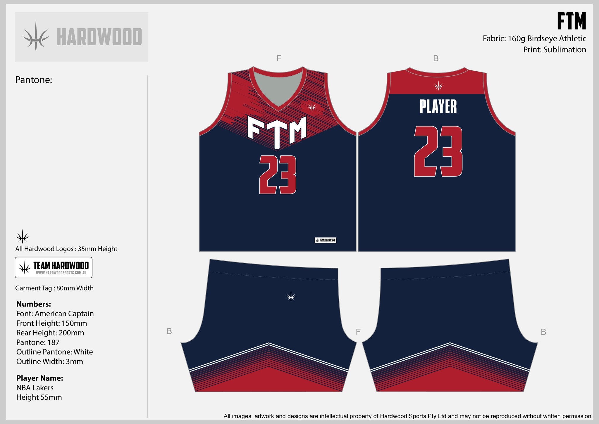 FTM Basketball Uniform Set