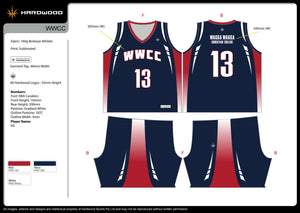 WWCC Basketball Uniform Set