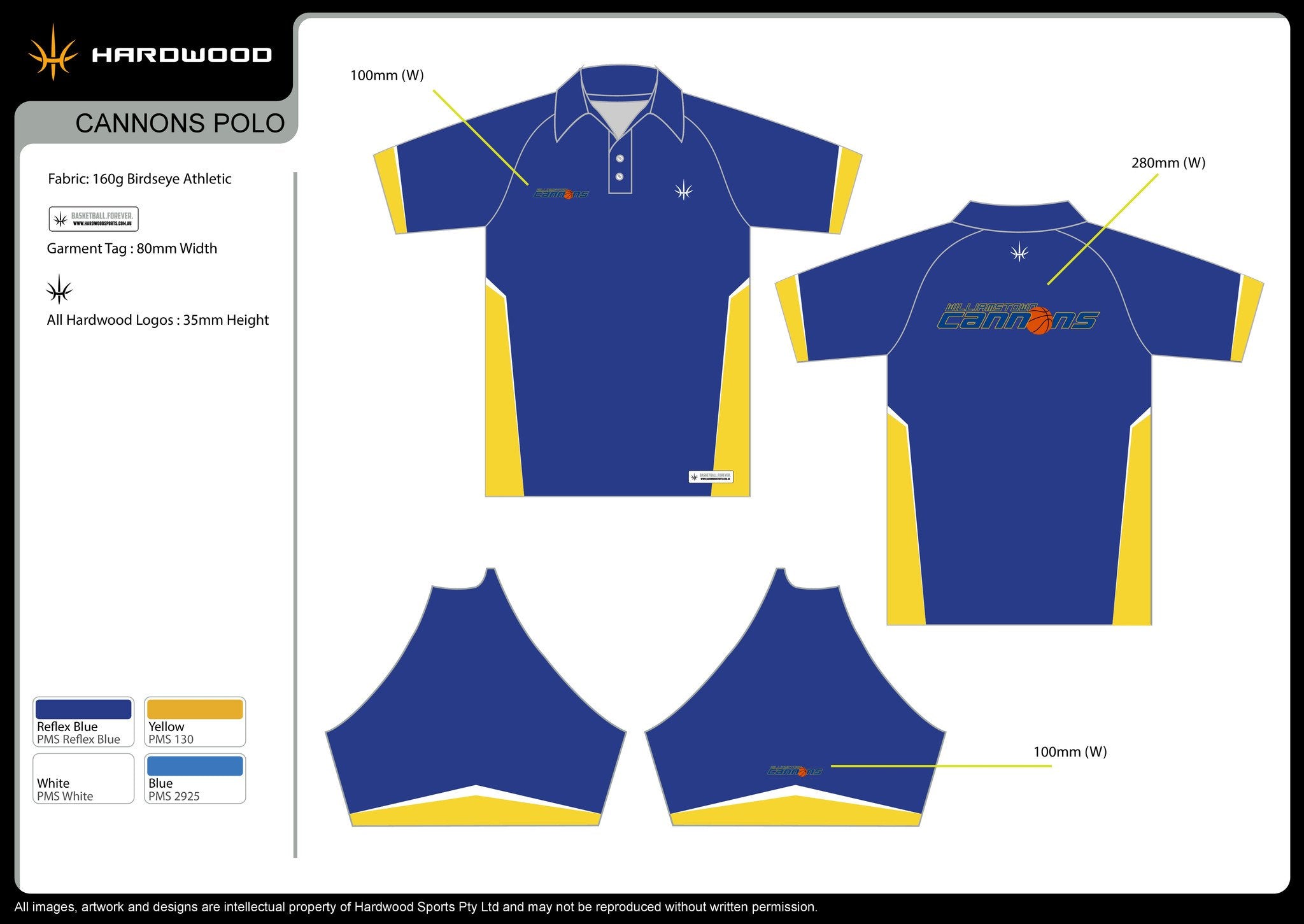 Williamstown Cannons Polo Shirt