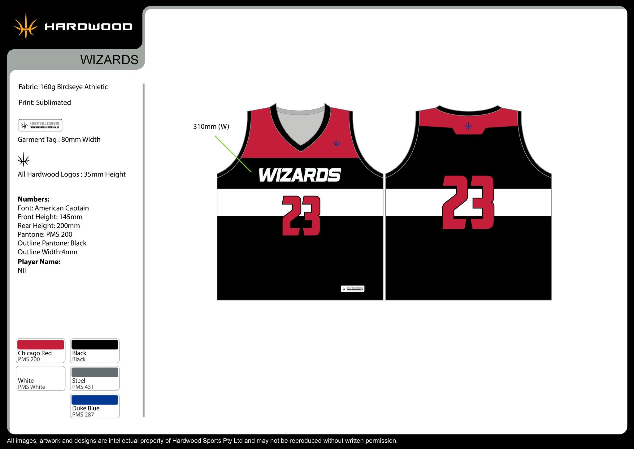 Wizards Basketball Jersey