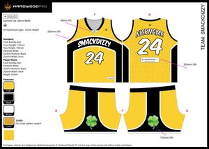 Smackdizzy Basketball Uniform Set