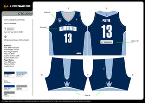 On tha Grind Basketball Uniform Set