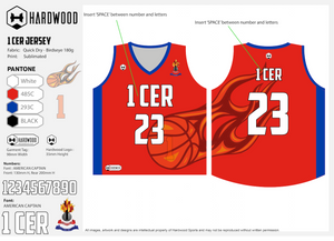1 CER Army Basketball Jersey