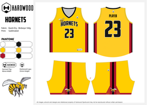 Hornets Basketball Uniform Set