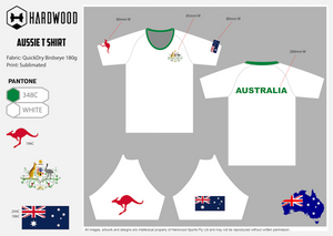 HDWD Australia T Shirt (White)