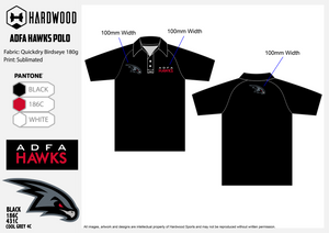 ADFA Hawks Polo Shirt (Birdseye Athletic)