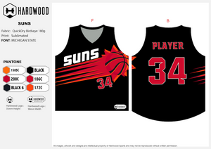 Suns Basketball Jersey