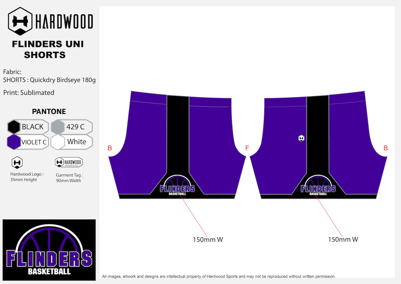 Flinders Uni Basketball - Full Uniform Set