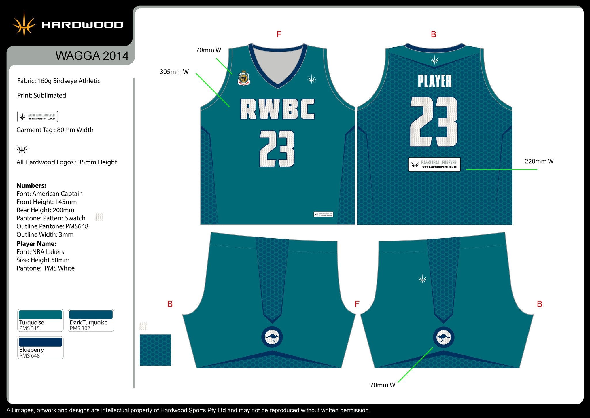 RWBC Basketball Uniform Set