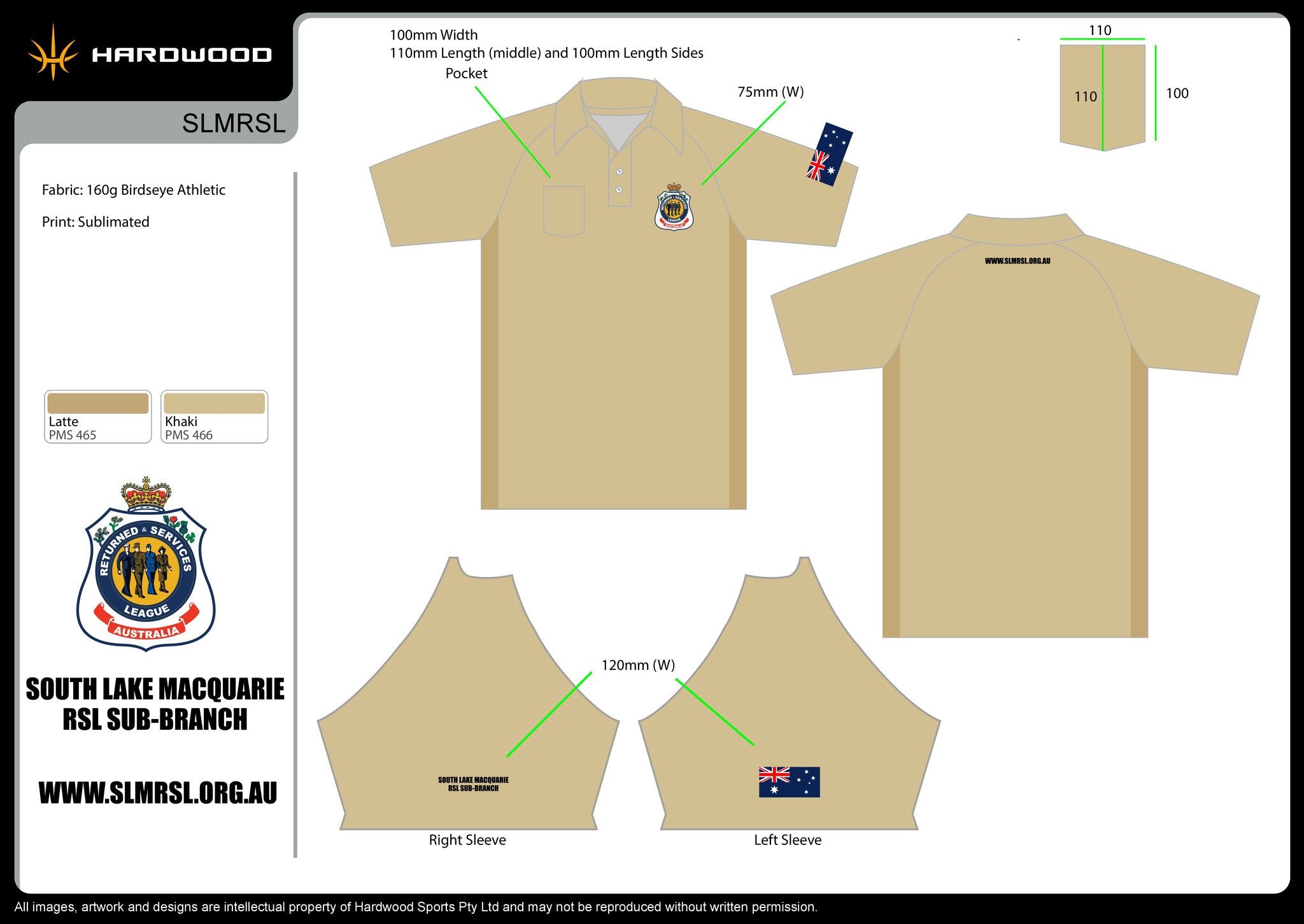 RSL South Lake Macquarie Polo Shirt with Pocket
