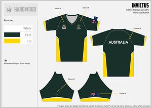 Invictus Games Green & Gold Warm Up Top