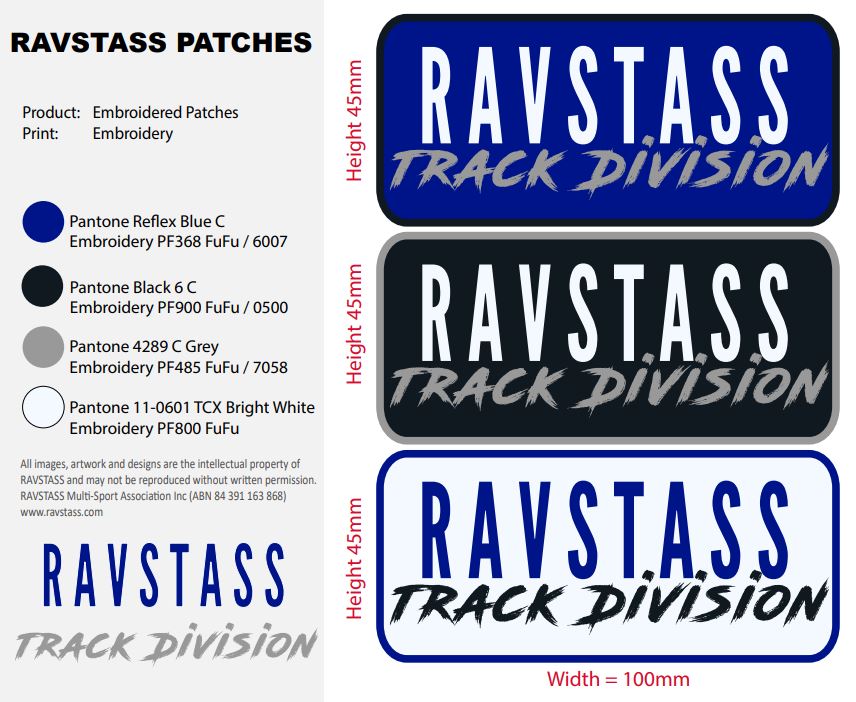 RAVSTASS Embroidered Sew-on Patches