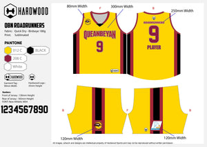 Queanbeyan Roadrunners Basketball Uniform Set